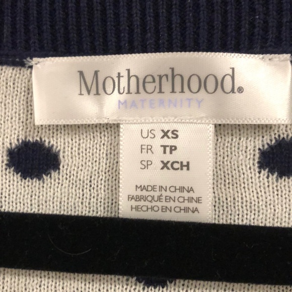 Knitted short sleeve maternity top - Picture 2 of 2